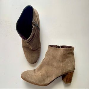 J.crew Suede Heeled Ankle Boot